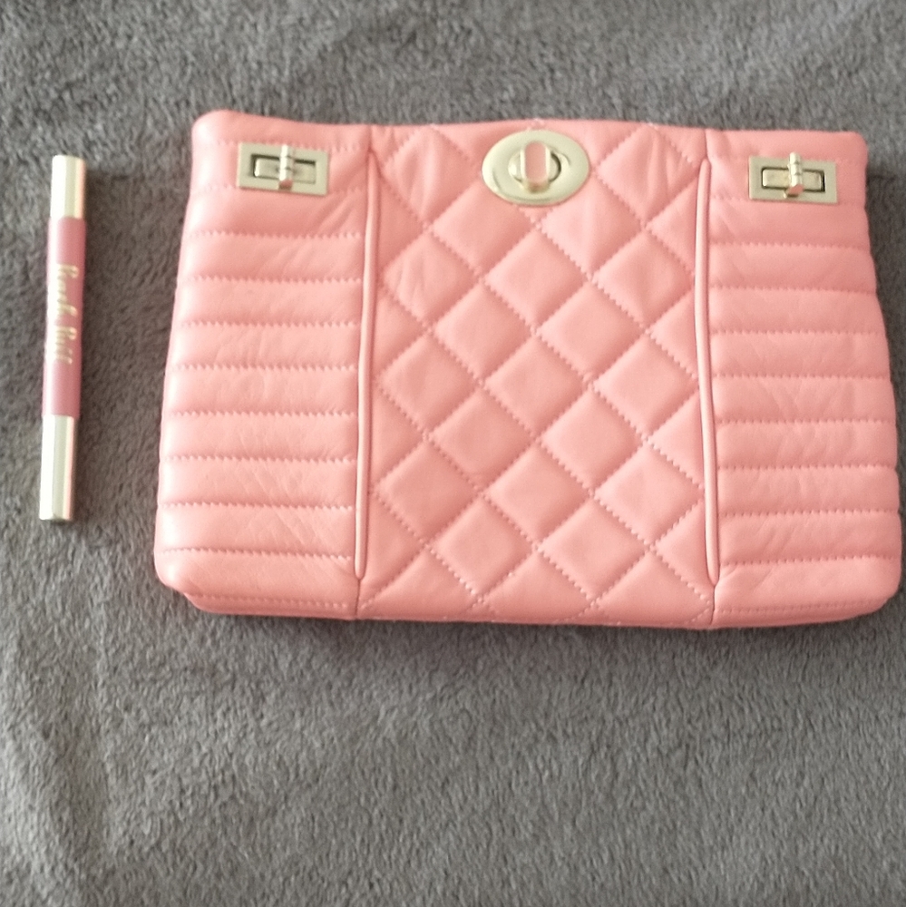 Guess by Marciano Pink Clutch Bag